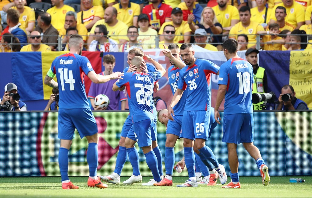UEFA EURO 2024 - Slovensko - Rumunsko. 