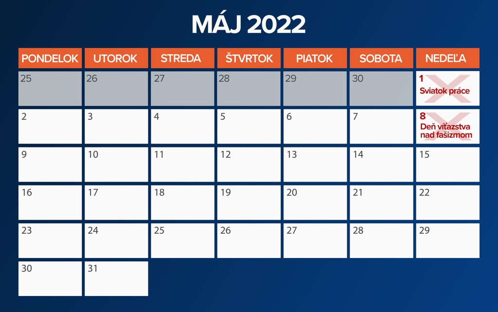Štátne sviatky.