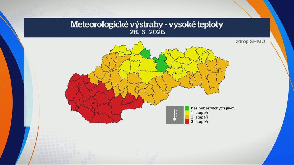 Výstrahy na nedeľu