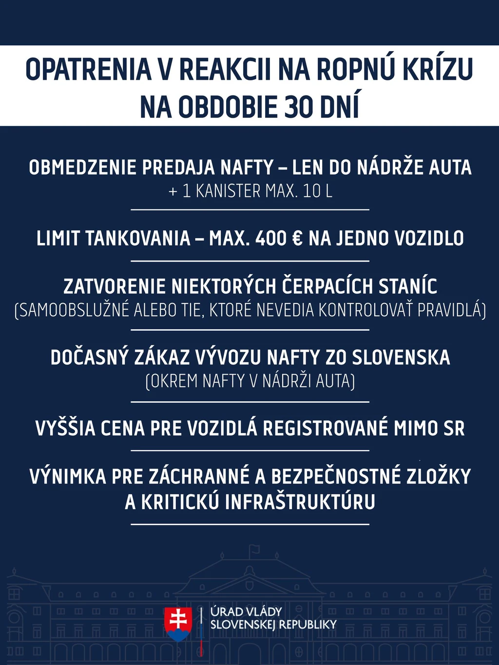 Nové pravidlá.