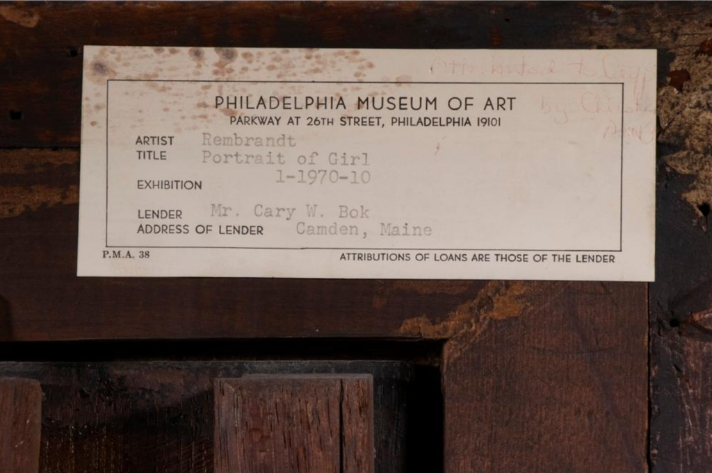 Obraz nájdený v podkroví.