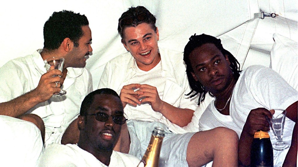 Leonardo Dicaprio na večierku Seana Combsa