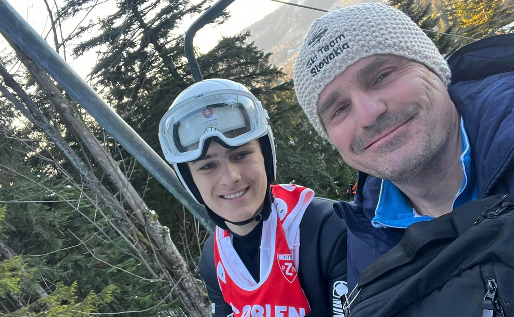 Adrián Kapustík a jeho syn Hektor