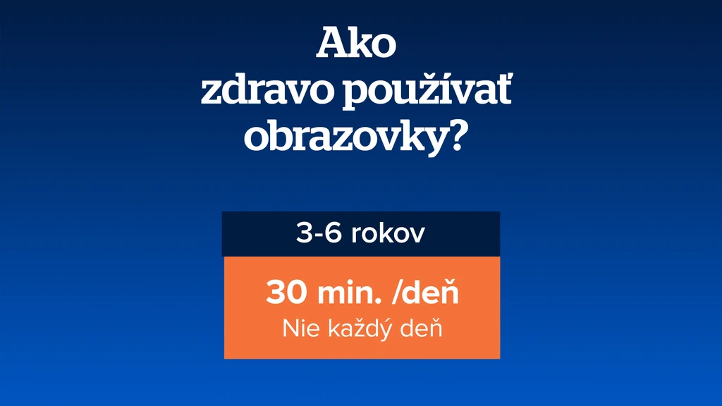 Ako zdravo používať obrazovky?
