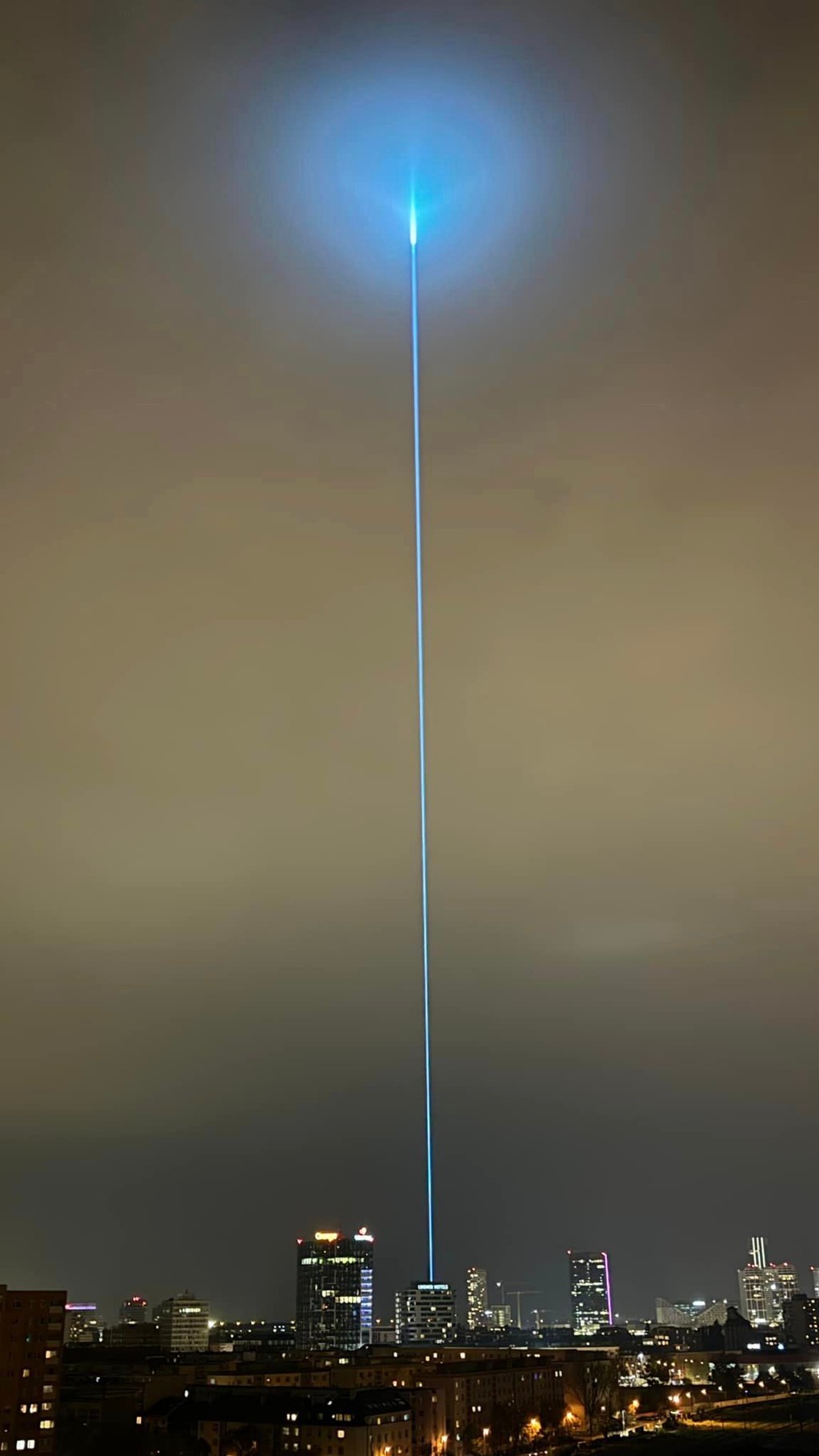 Bratislavský hrad laser