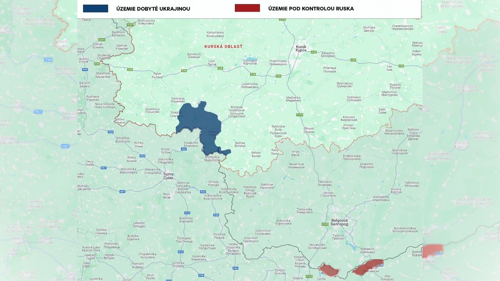 Mapa okupovaných území