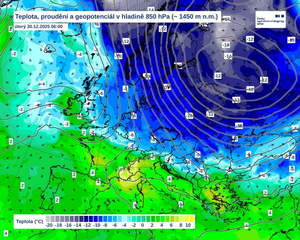 Vpád chladnejšieho vzduchu od severu budúci týždeň