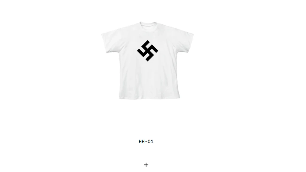 Kanye predáva tričko so svastikou