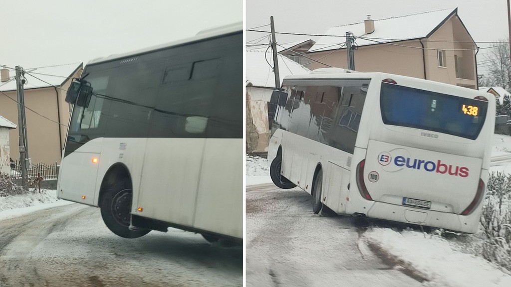 Autobus v Spišskom Štvrtku.