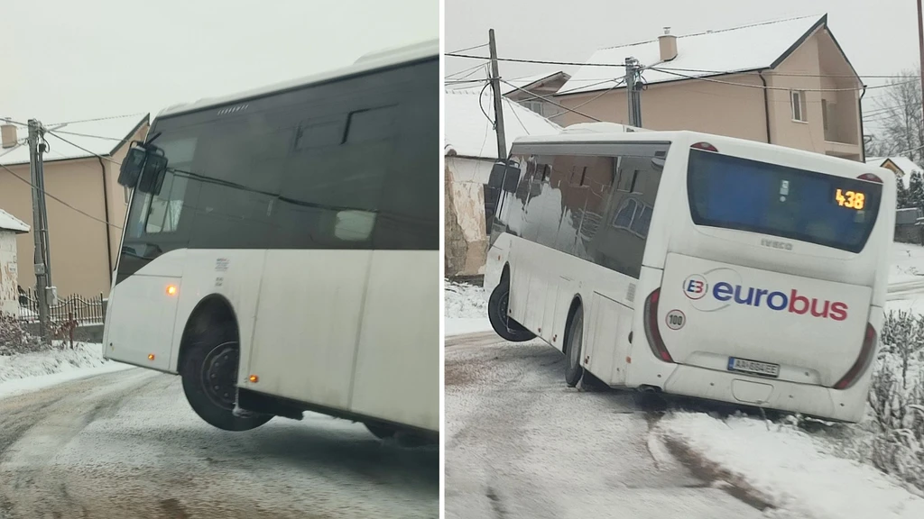 Autobus v Spišskom Štvrtku.