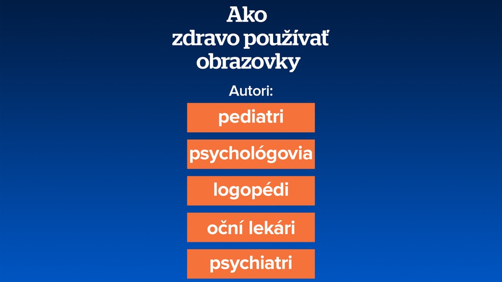 Ako zdravo používať obrazovky?