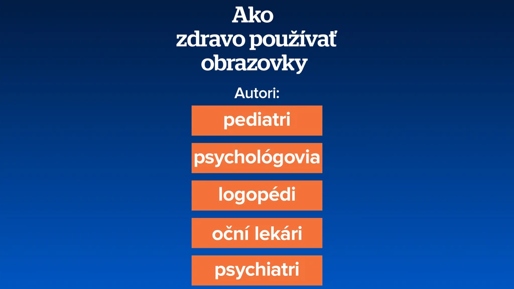 Ako zdravo používať obrazovky?