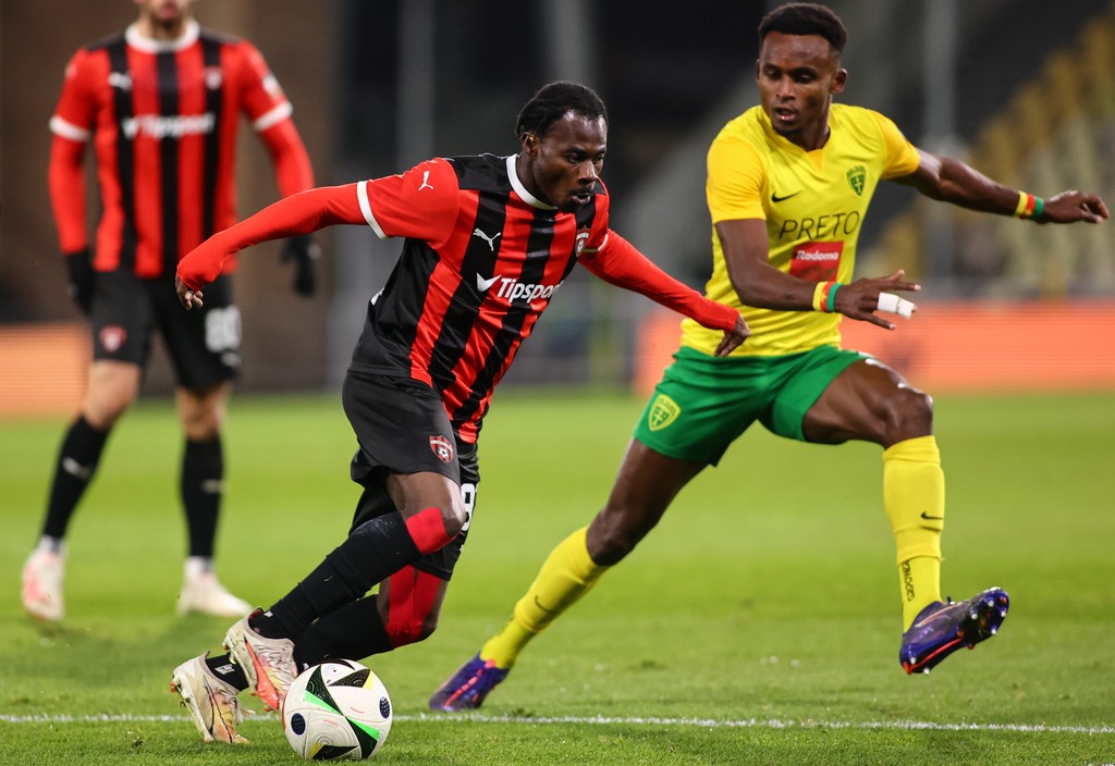 Kelvin Ofori v zápase proti MŠK Žilina