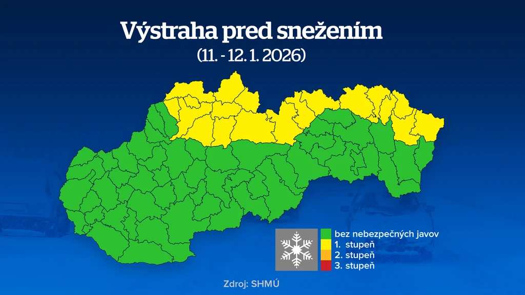 Výstraha pred snežením