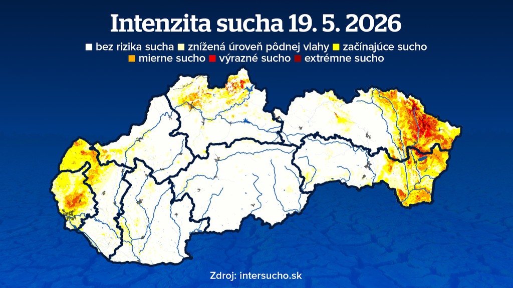 Intenzita sucha 19. 5. 2026