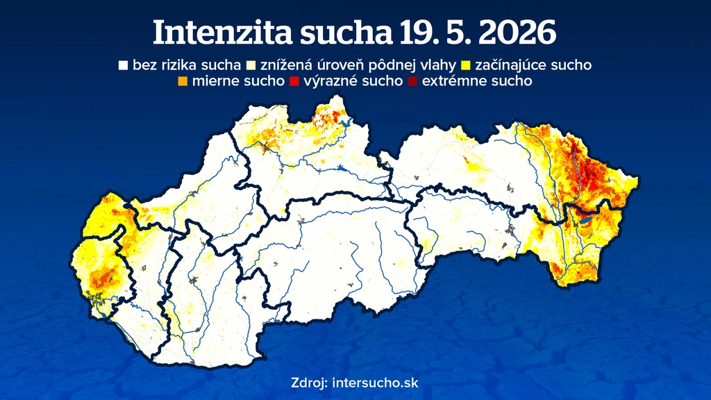 Intenzita sucha 19. 5. 2026