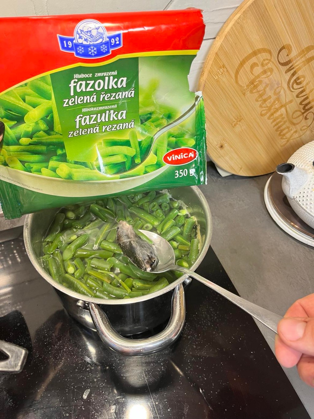 Myš v mrazenej fazuli