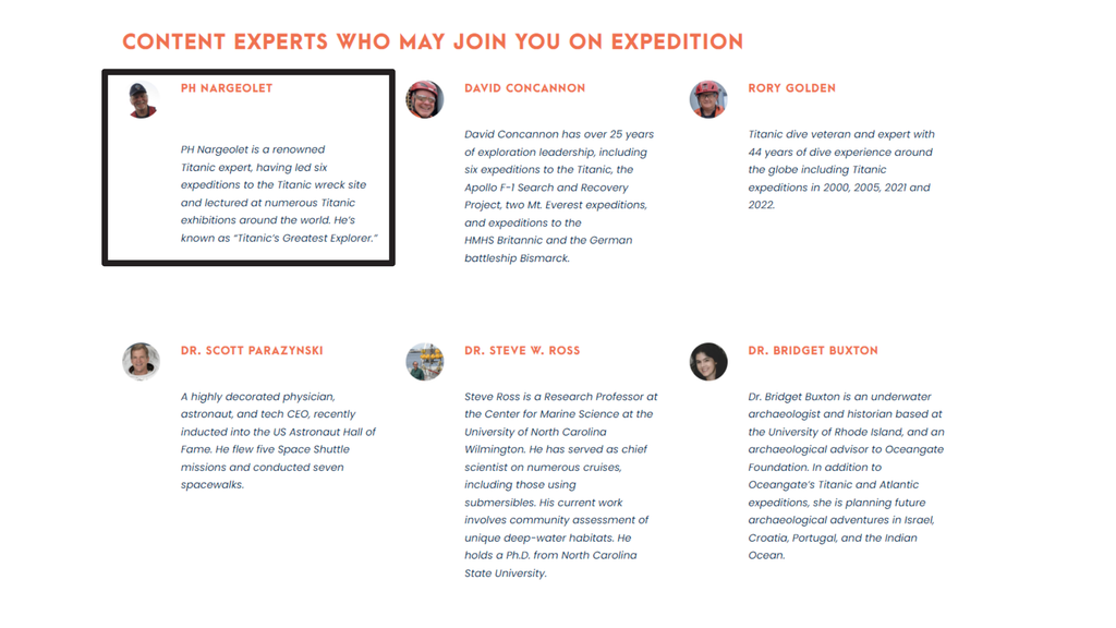 OceanGate stále ponúka služby mŕtveho experta