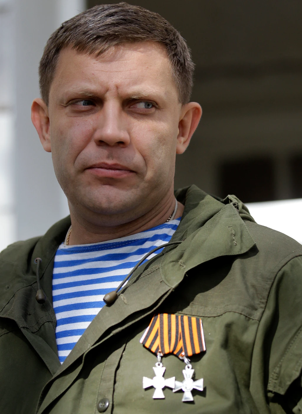 Na archívnej snímke z 1. októbra 2014 najvyšší predstaviteľ Doneckej ľudovej republiky (DĽR) Alexandr Zacharčenko