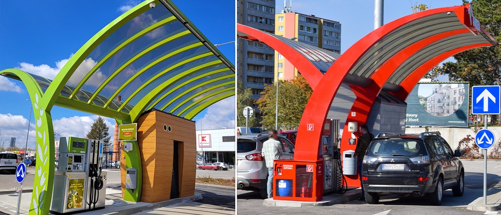 Čerpacie stanice pred a po zmene 