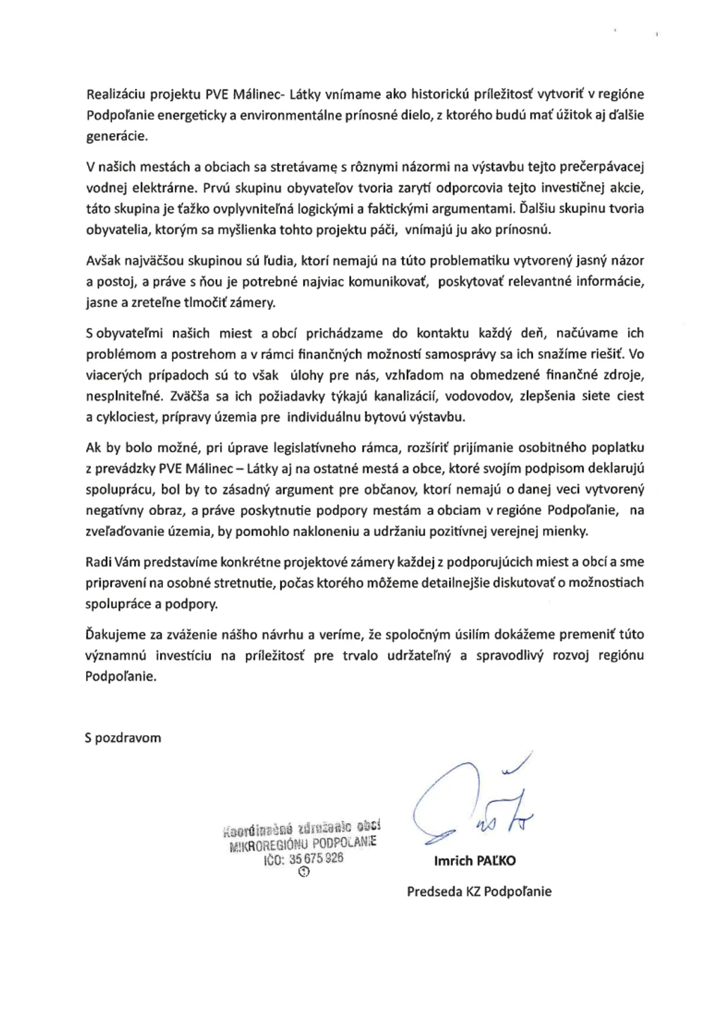 List starostov