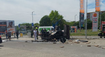 FOTO: Ľudia vybehli v poslednej chvíli. Na strednom Slovensku explodoval stánok s langošmi