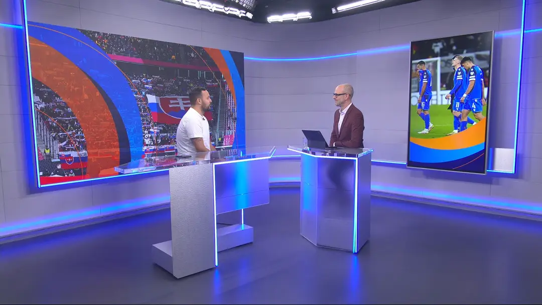 Andrej Zvolenský v štúdiu TN live.