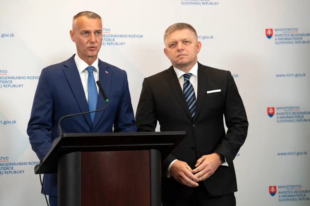 Richard Raši a Robert Fico. 