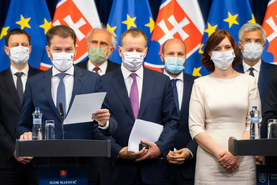 Veronika Remišová, Boris Kollár, Igor Matovič (rok 2020)