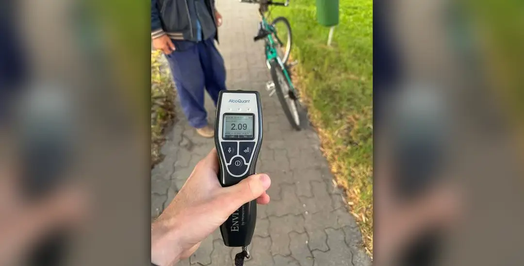 Cyklista nafúkal 4,35 promile