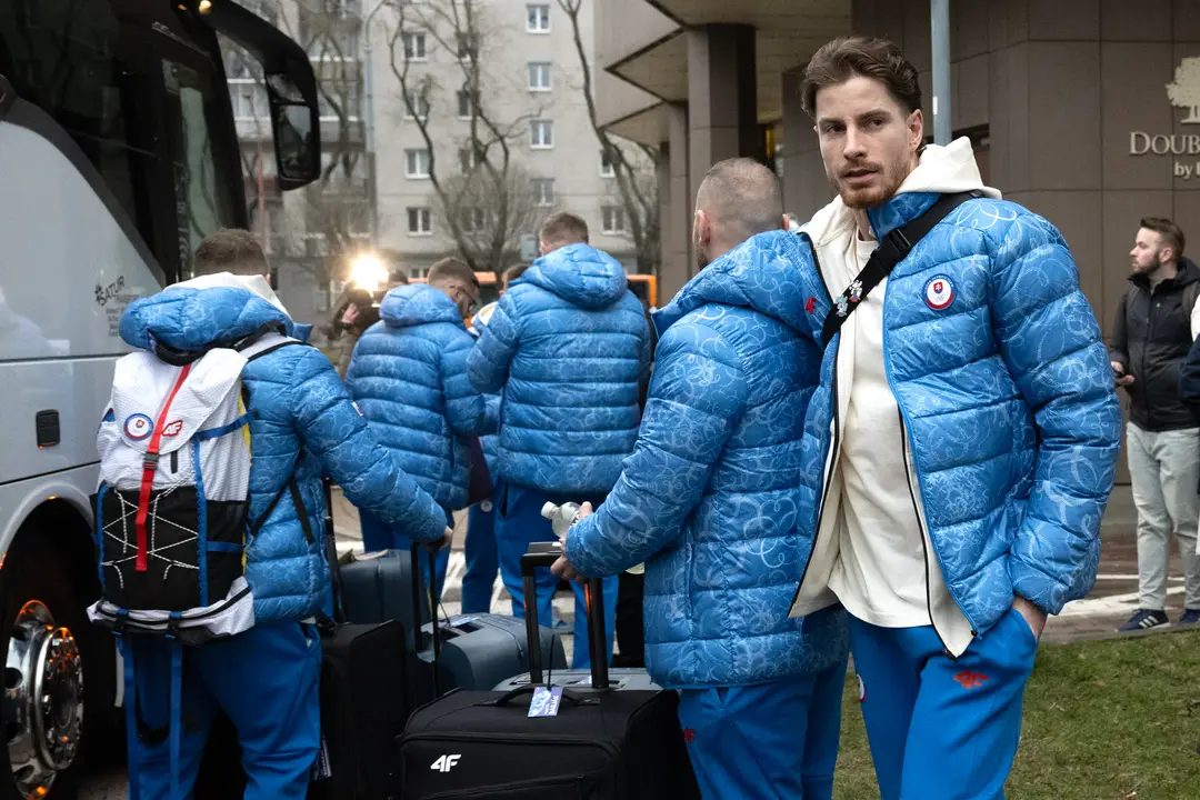 Slovenskí hokejisti odcestovali na olympiádu.
