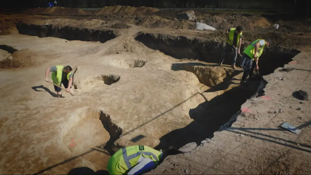 Archeologické práce pri Piešťanoch