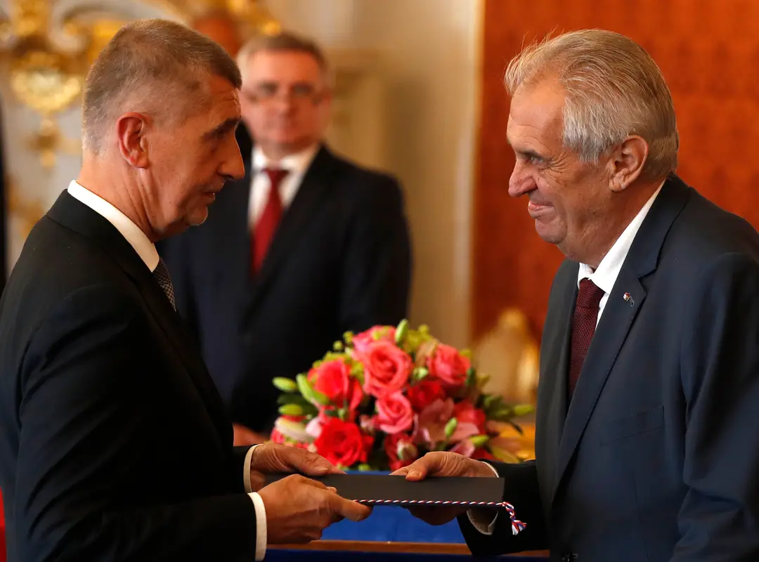 Andrej Babiš a Miloš Zeman