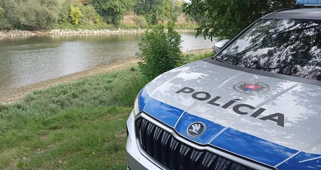 Polícia na mieste nešťastia.