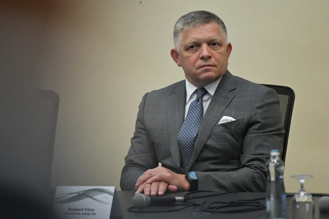 Na snímke premiér Robert Fico.