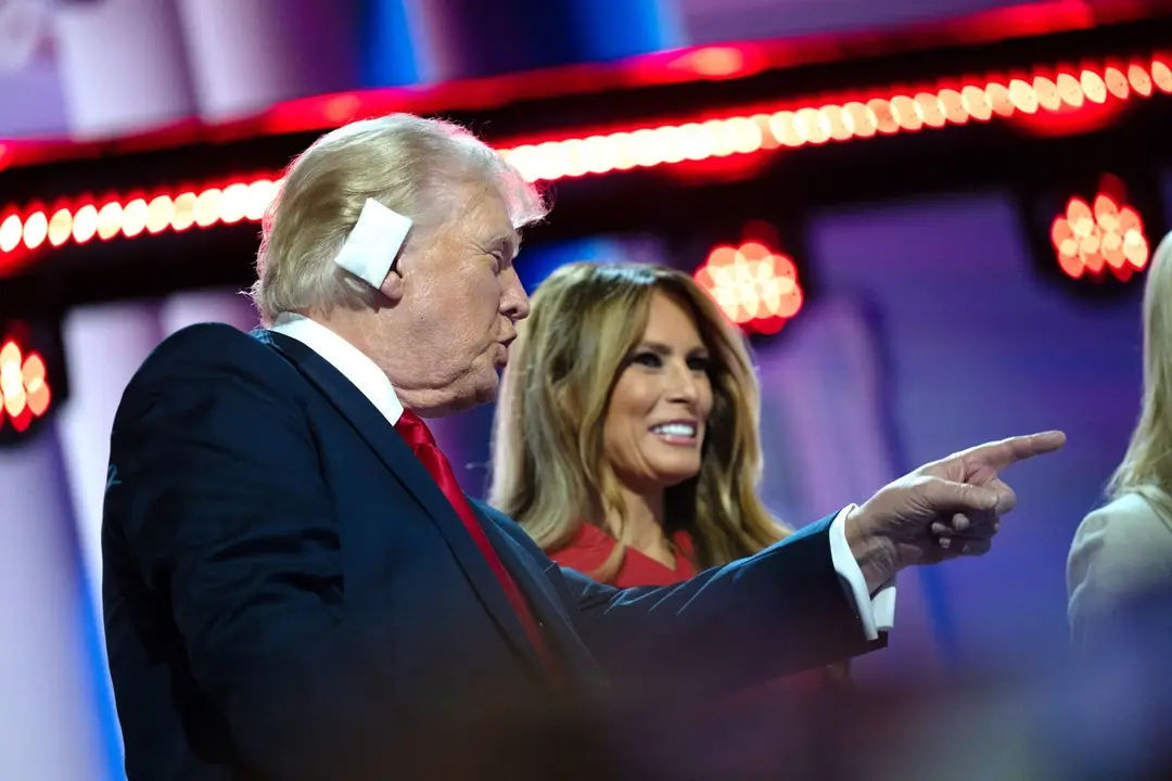 Donald Trump s manželkou.