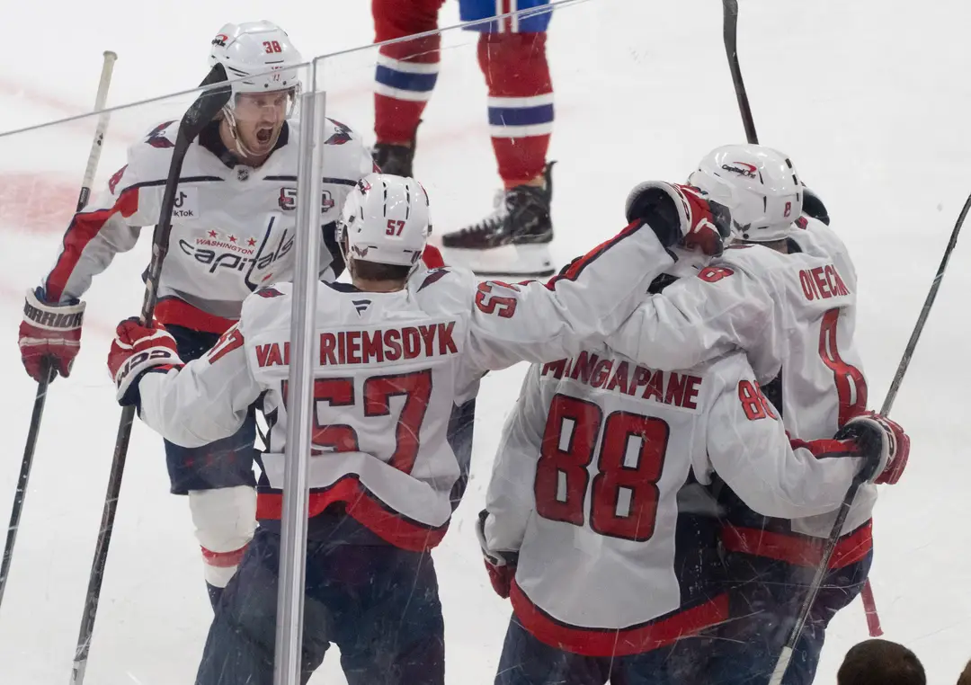 Gólová radosť hokejistov Washingtonu Capitals.