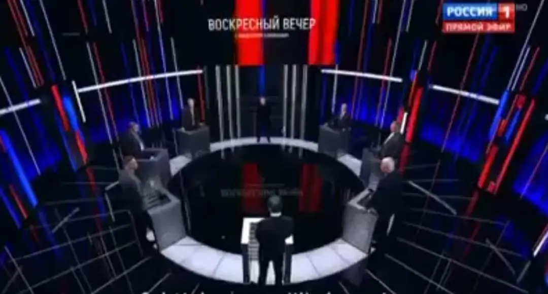 Debata v ruskej televízii.