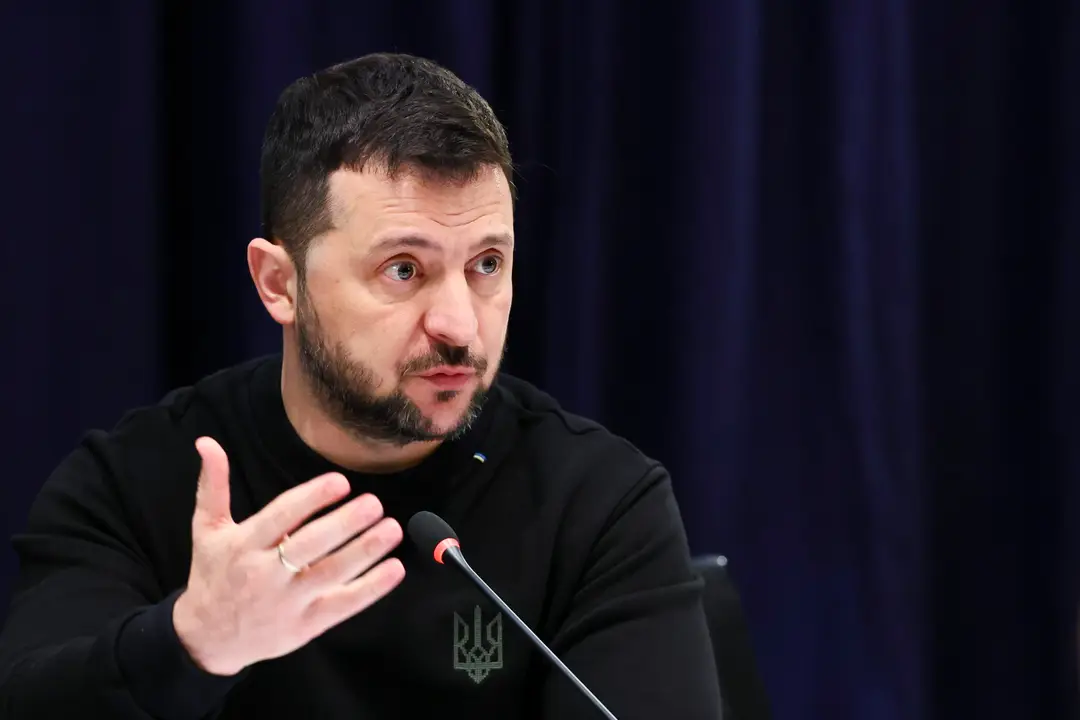 Ukrajinský prezident Volodymyr Zelenskyj.