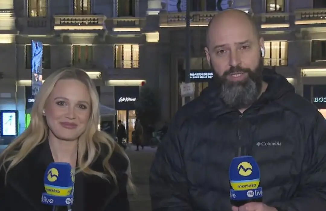 Redaktori TV Markíza v Miláne 