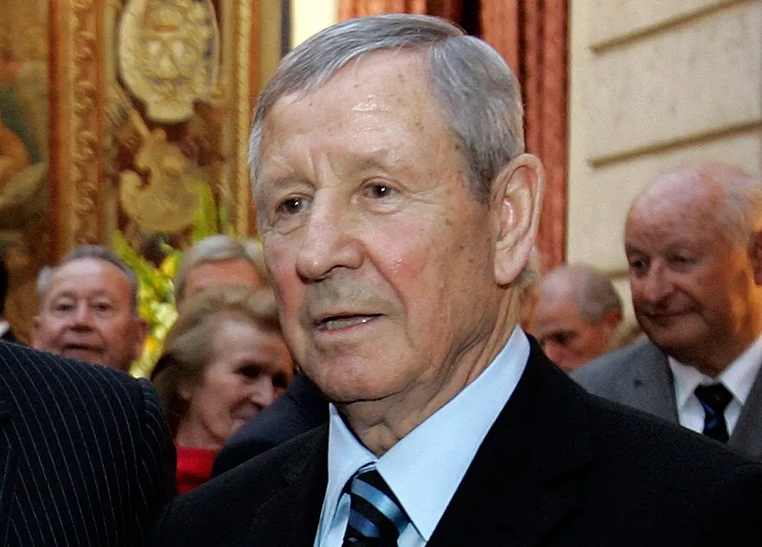 Raymond Kopa na archívnej snímke z roku 2008.