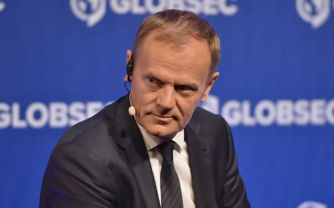 Donald Tusk počas Medzinárodnej bezpečnostnej konferencie GLOBSEC 2017.