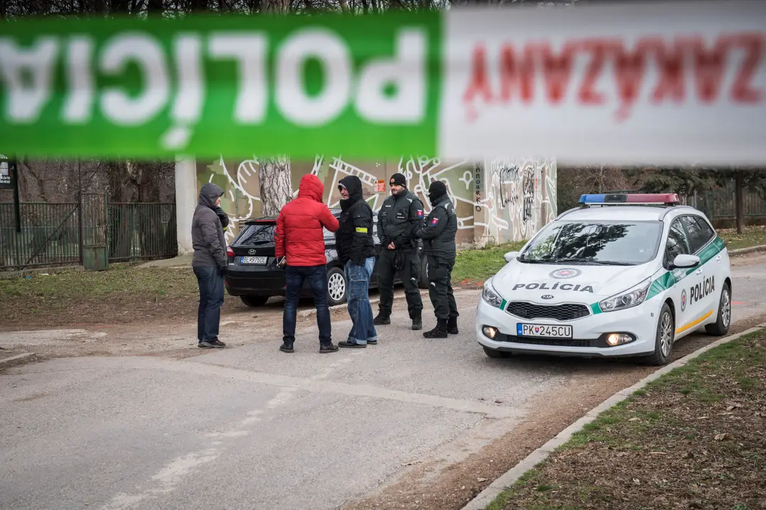Policajná páska (ilustračná fotka)