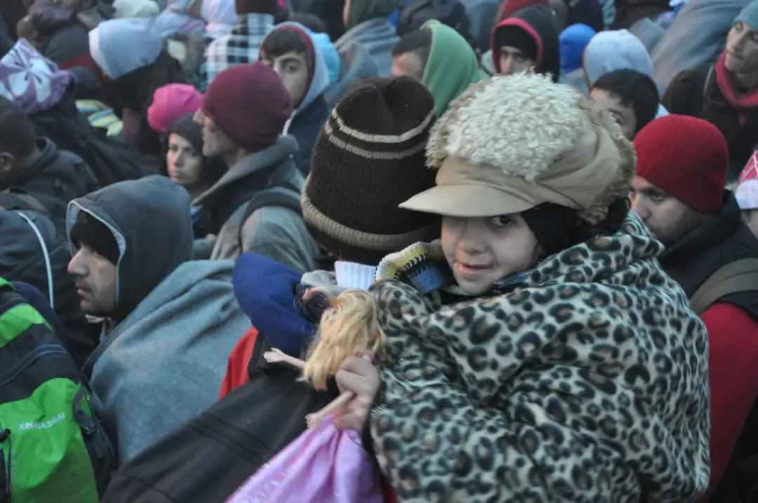 Migranti na srbsko-chorvátskych hraniciach