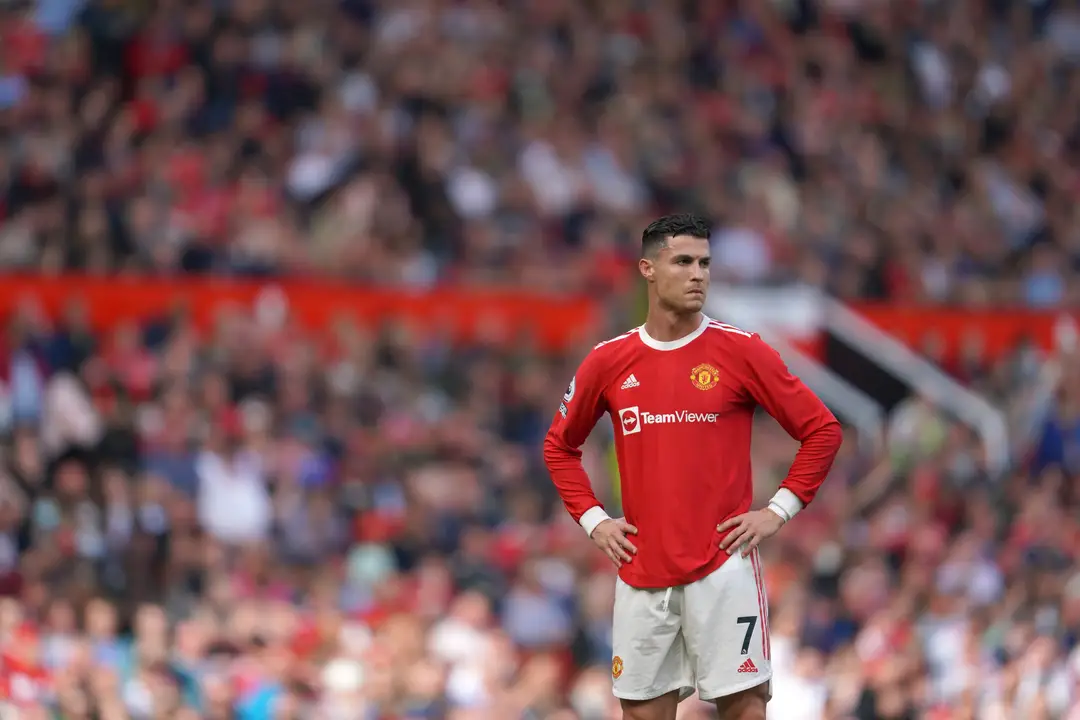 Cristiano Ronaldo na snímke zo zápasu s Norwich City.
