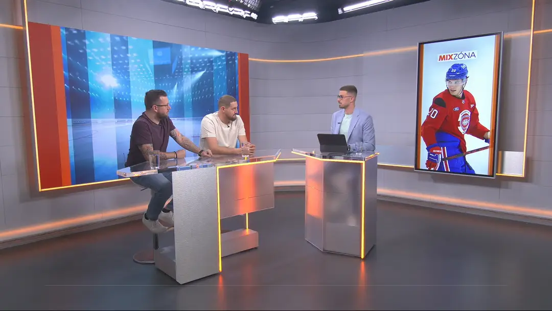 Miro Held, Tomáš Kurilla a Marián Červenka v štúdiu TN live.