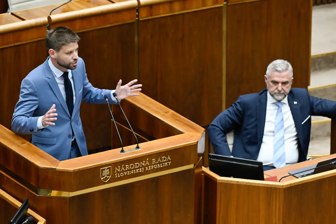 Michal Šimečka a Tibor Gašpar