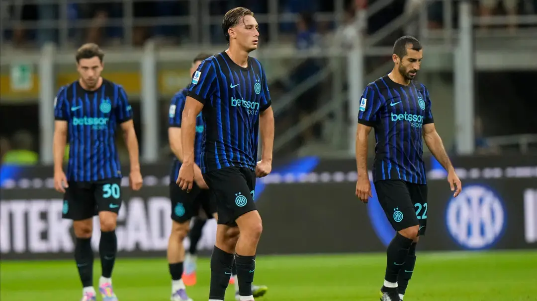 Futbalisti Interu Miláno zaváhali. (cropped)