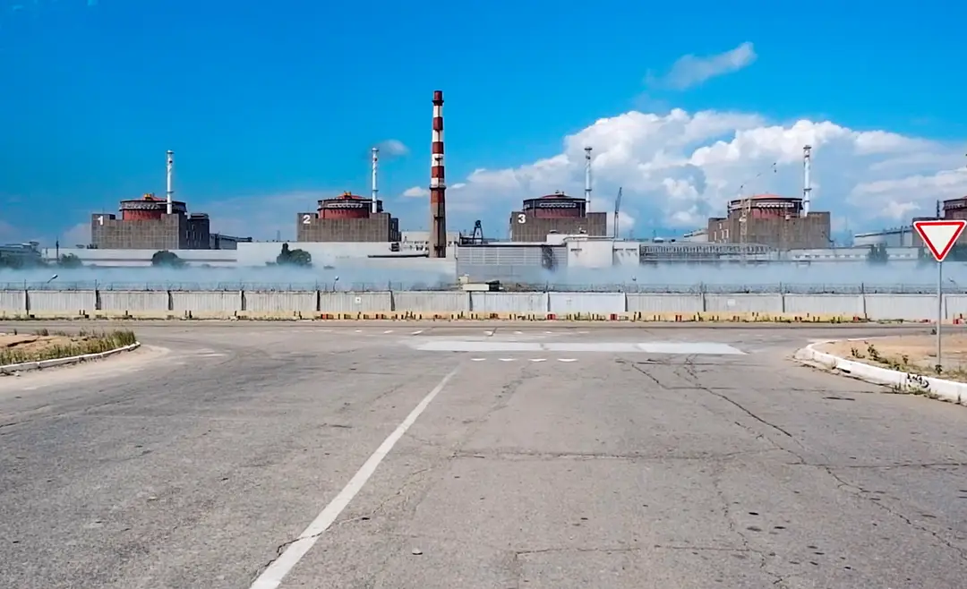 Záporožská jadrová elektráreň.