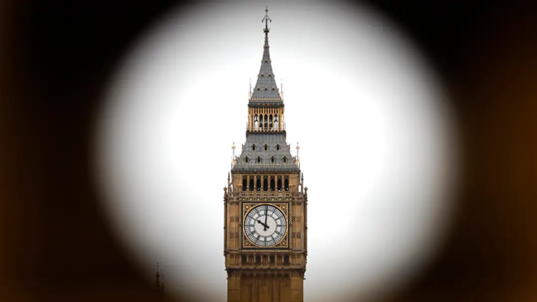 Londýnsky Big Ben. 